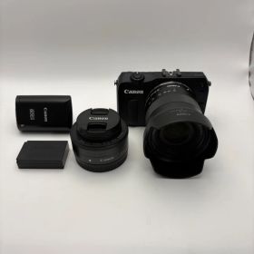 【美品】Canon EOS M ダブルレンズキット 22mm 18-55mm