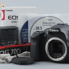 【中古】Canon キヤノン EOS 70D デジタル一眼レフカメラ シャッター回数僅少