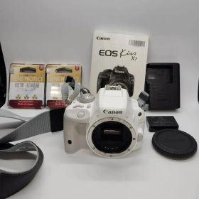 美品 Canon EOS Kiss X7 約1800万画素 デジタル一眼レフカメラ ボディ ホワイト 20251209