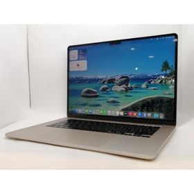 【中古】Apple MacBook Air 15インチ CTO (M2,2023) スターライト M2(CPU:8C/GPU:10C) 8G/256G【津田沼】保証期間１ヶ月【ランクB】