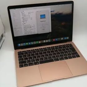 【中古】Apple MacBook Air 13インチ Corei5:1.6GHz 128GB Touch ID搭載モデル ゴールド MVFM2J/A (Mid 2019)【大阪本店】保証期間１ヶ月