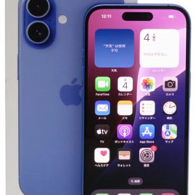 【Apple】アップル『iPhone16 / 6.1inch / 128GB / SIMフリー / ウルトラマリン』MYDU3J/A 2024年9月発売 スマートフォン 1週間保証【中古】