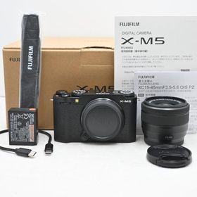 ショット数『363』FUJIFILM X-M5 ミラーレス一眼カメラ XC15-45mmF3.5-5.6 OIS PZ レンズキット - ブラック