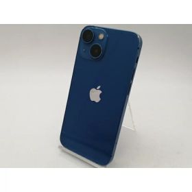 【中古】Apple SoftBank 【SIMフリー】 iPhone 13 mini 128GB ブルー MLJH3J/A【札幌南2条】保証期間1週間【ランクC】