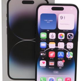【Apple】アップル『iPhone14Pro/6.1inch/256GB/SIMロック解除済 ドコモ/スペースブラック』MQ0Q3J/A 2022年9月発売 スマートフォン 1週間保証【中古】