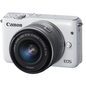 Canon ミラーレス一眼カメラ EOS M10 レンズキット(ホワイト) EF-M15-45mm F3.5-6.3 IS STM EOSM10WH-1545ISSTMLK