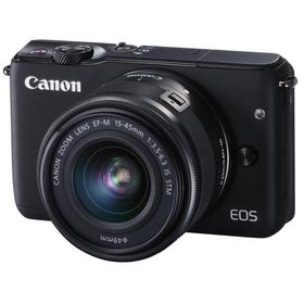 Canon ミラーレス一眼カメラ EOS M10 レンズキット(ブラック) EF-M15-45mm F3.5-6.3 IS STM EOSM10BK-1545ISSTMLK