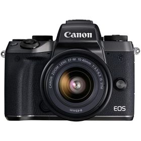 Canon ミラーレス一眼カメラ EOS M5 レンズキット EF-M15-45mm F3.5-6.3 IS STM EOSM5-1545ISSTMLK