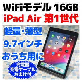 WiFi専用 iPad air 第1世代 本体 16GB スペースグレイ 339