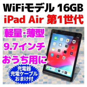 WiFi専用 iPad air 第1世代 本体 16GB スペースグレイ 340