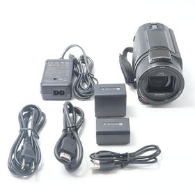 ソニー SONY FDR-AX45A B Handycam [美品-]