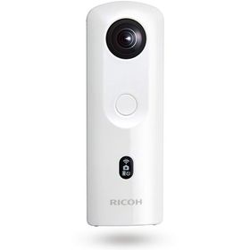 RICOH THETA SC2 WHITE ホワイト 360度全天球カメラ 360°手振れ補正機能搭載 4K動画 進化したHDR合成機能 (THETA SC比 2.4倍の処理速度アップ、最新