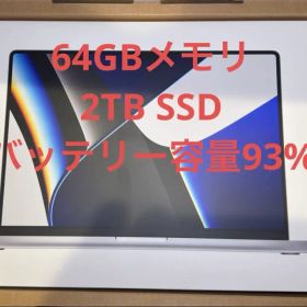 極美品・プロ仕様MacBook Pro M1 Max / 64GB / 2TB