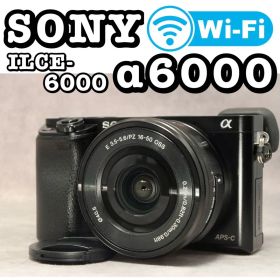 SONY α6000 ❤️動作確認済 レンズキット スマホ転送 ソニー ブラック