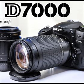 Nikon D7000 超望遠300mm Wレンズ 動画対応 初心者 一眼レフ 一眼レフカメラ 初心者 低ショット数 高画質 0355