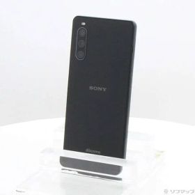 ソフマップ 〔中古品〕 Xperia 10 IV 128GB ブラック SO-52C docomo SIMフリー【344】