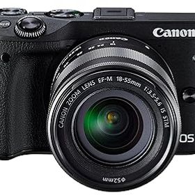 【中古】【39shop】Canon★ミラーレス一眼カメラ EOS M3 レンズキットブラック EF-M18-55mm F3.5-5.6 IS STM EOSM3BK-1855ISSTMLK（良い）