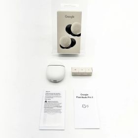 【中古・美品】 Google Pixel Buds Pro Porcelain GA05760-JP №1894