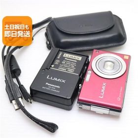 中古 DMC-FX40 フレッシュレッド 即日発送 Panasonic LUMIX デジカメ 本体 あすつく 土日祝発送OK