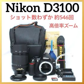 美品 Nikon D3100 高倍率ズーム 低ショット546回 初心者セット