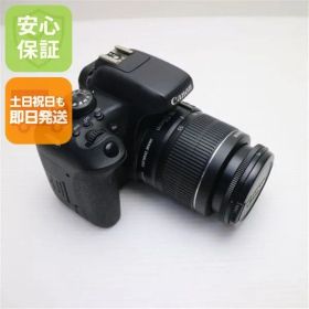 超美品 EOS Kiss X8i レンズキット ブラック 即日発送 一眼レフ Canon 本体 土日祝発送OK