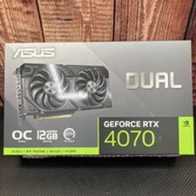 中古 ASUS GeForce RTX4070 (DUAL-RTX4070-O12G-EVO) 5070002318 状態： B:良品