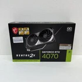 中古 MSI GeForce RTX 4070 VENTUS 2X 12G OC (RTX4070 12GB) 157129 状態： B:良品