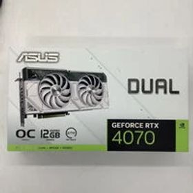 中古 ASUS DUAL-RTX4070-O12G-WHITE (RTX4070 12GB) 4660003076 状態： B:良品