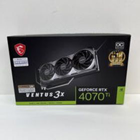 中古 MSI GeForce RTX 4070 Ti VENTUS 3X 12G OC (RTX4070Ti 12GB) 154205 状態： B:良品