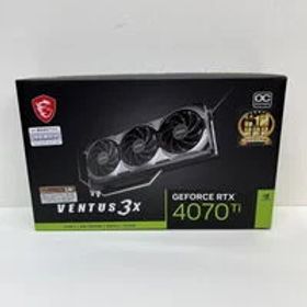 中古 MSI GeForce RTX 4070 Ti VENTUS 3X 12G OC (RTX4070Ti 12GB) 154205 状態： B:良品