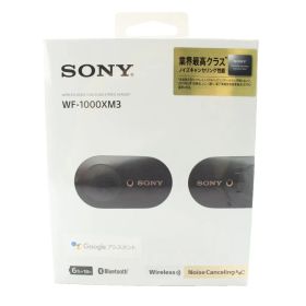 SONY ソニー WF-1000XM3 ワイヤレスイヤホン イヤフォン 未開封 黒 ブラック 箱付き /MW ■GY18