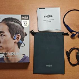 shokz OpenRun Mini ブルー 骨伝導イヤホン S803 美品
