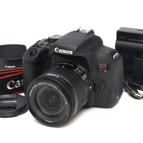 A (美品) Canon キヤノン EOS Kiss X9i EF-S18-55mm F4-5.6 IS STM レンズキット シャッター数 242枚 初期不良返品対応 88-216