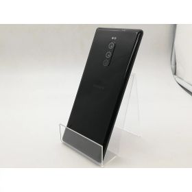【中古】SONY au 【SIMロック解除済み】 Xperia 1 SOV40 ブラック【柏】保証期間1ヶ月【ランクA】