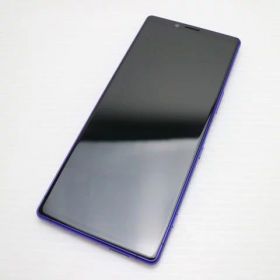 【中古】 新品同様 802SO Xperia 1 パープル スマホ 本体 白ロム 中古 土日祝発送OK