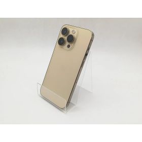 【中古】Apple au 【SIMフリー】 iPhone 14 Pro 128GB ゴールド MQ073J/A【柏】保証期間1ヶ月【ランクC】