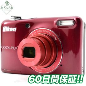 美品 Nikon COOLPIX L30 レッド コンデジ #0859