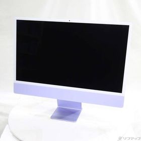 〔中古〕Apple(アップル) iMac 24-inch Mid-2021 MGPK3J／A Apple M1 8コアCPU_8コアGPU 8GB SSD256GB ブルー 〔26.3 Tahoe〕〔258-ud〕