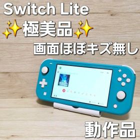☆動作品☆極美品 Switch lite 本体 ターコイズ Switch ライト