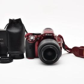 Nikon ニコン D5200 レンズキット レッド デジタル一眼レフカメラ