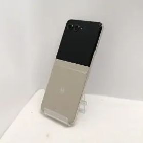 【中古】MOTOROLA SoftBank 【SIMフリー】 motorola razr 50s サンドクリーム 8GB 256GB A403MO【仙台駅東口】保証期間１ヶ月【ランクB】