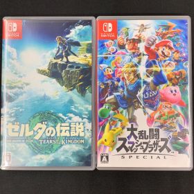 中古 Switch ゼルダの伝説ティアキン 大乱闘スマブラ セット