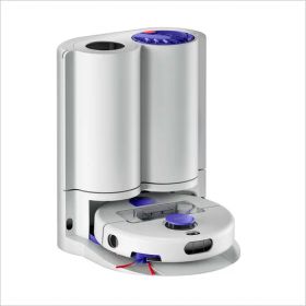 ダイソン RB07WD ダイソンニューロビ 三角ルーロー水拭きパッド搭載 自動ゴミ収集機能付き充電ドック シルバー／ビンカブルー