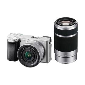 ミラーレス一眼レフカメラ ソニー α6400 ILCE-6400X ダブルズームレンズキット [シルバー]