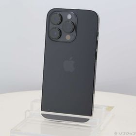 (中古)Apple iPhone14 Pro 128GB スペースブラック MPXU3J/A SIMフリー(258-ud)