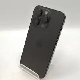 【中古】Apple SoftBank 【SIMフリー】 iPhone 14 Pro 128GB スペースブラック MPXU3J/A【高崎モントレー】保証期間１ヶ月【ランクC】
