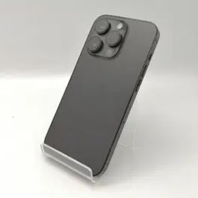 【中古】Apple SoftBank 【SIMフリー】 iPhone 14 Pro 128GB スペースブラック MPXU3J/A【広島本通】保証期間１ヶ月【ランクC】