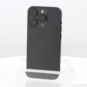 (中古)Apple iPhone14 Pro 128GB スペースブラック MPXU3J/A SIMフリー(348-ud)