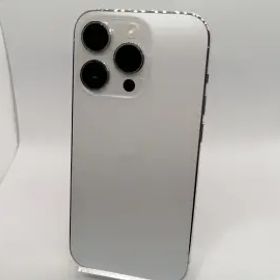 【中古】Apple au 【SIMフリー】 iPhone 14 Pro 128GB シルバー MQ013J/A【吉祥寺】保証期間１ヶ月【ランクC】