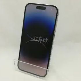 【中古】Apple docomo 【SIMフリー】 iPhone 14 Pro 128GB シルバー MQ013J/A【川崎】保証期間１ヶ月【ランクC】